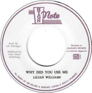 WHY DID YOU USE ME / WHY DUB