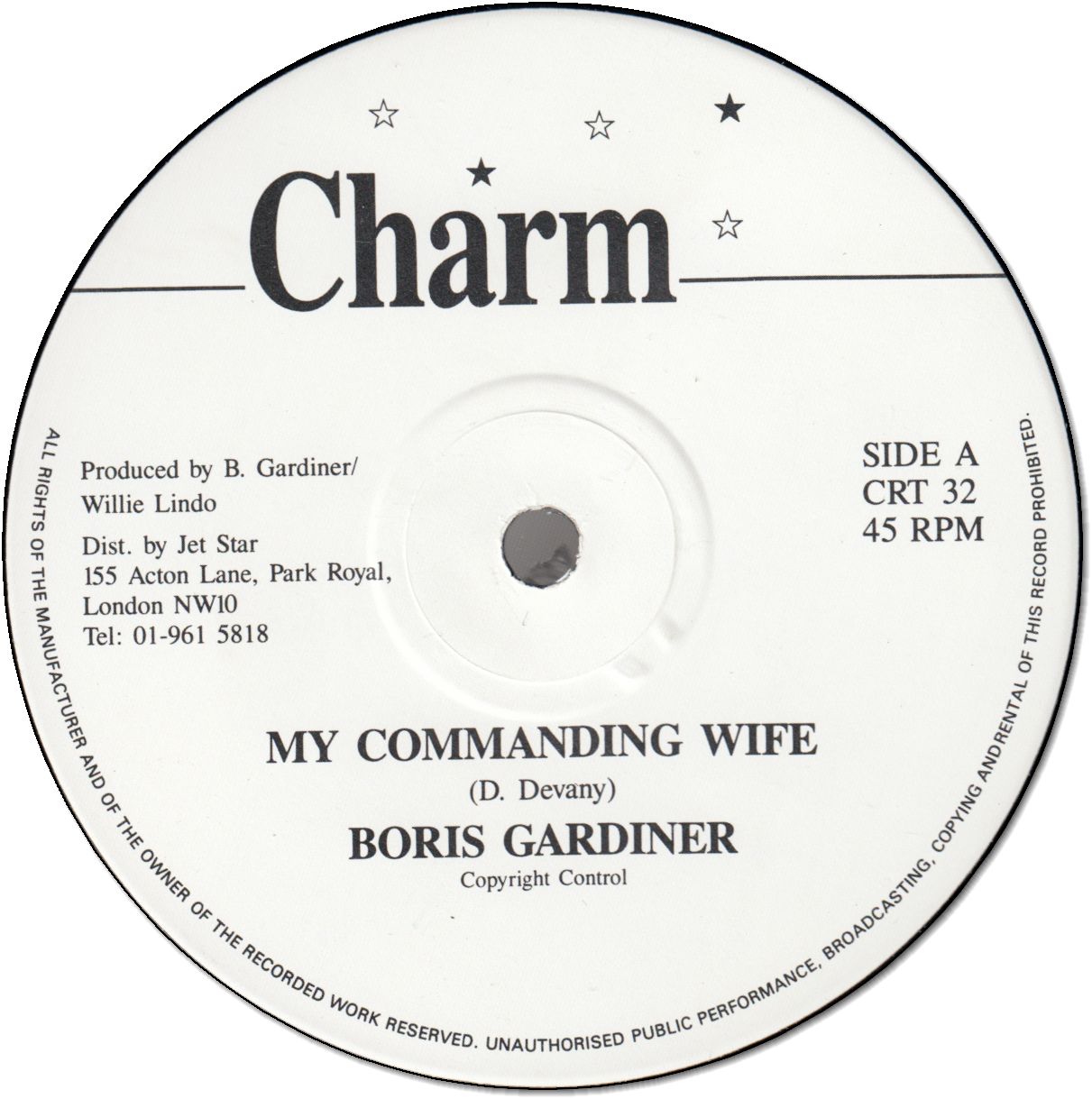 MY COMMANDING WIFE (VG+) / SOMEONE LOVES YOU HONEY (VG+)