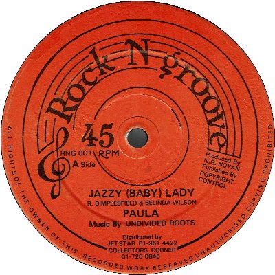 JAZZY (BABY) LADY (VG+) / YOU WANT MY MAN (VG+)