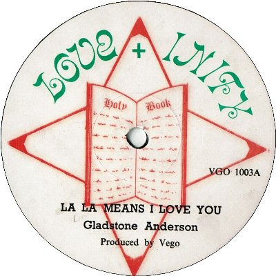LA LA MEANS I LOVE YOU  (VG) / LOVE BETWEEN A BOY & GIRL  (VG+/WOL)