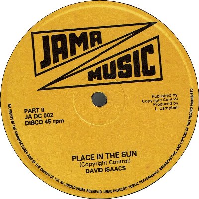 PLACE IN THE SUN (VG+) / RIGHT TRACK (VG+)