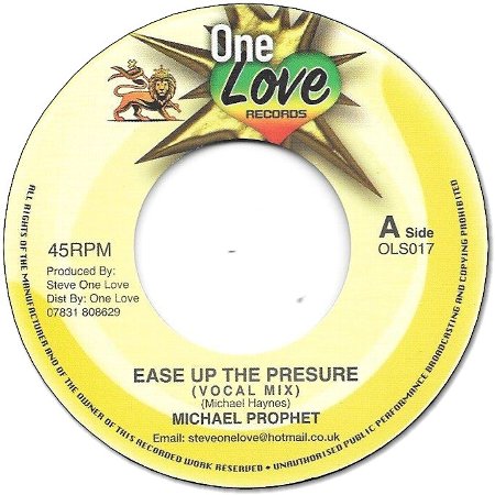 EASE UP THE PRESSURE / EASE UP DUB