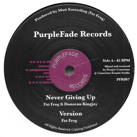 NEVER GIVING UP / MELODICA CUT