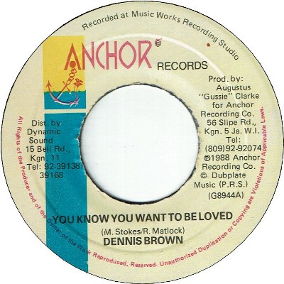 YOU KNOW YOU WANT TO BE LOVED (VG+)