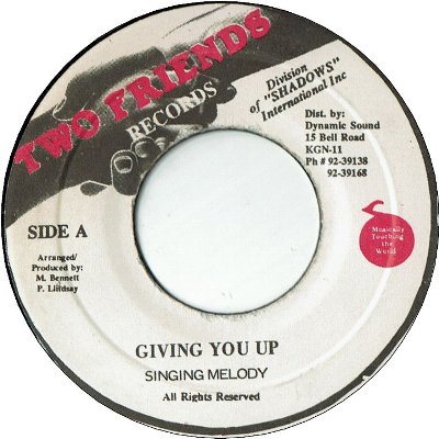 GIVING YOU UP (VG+)