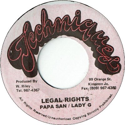 LEGAL RIGHTS (VG) / VERSION (VG)