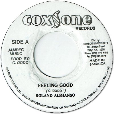 FEELING GOOD (VG+) / CAN'T YOU SEE (VG+/no print)