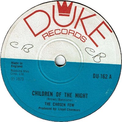 CHILDREN OF THE NIGHT(VG+/WOL) / FOR THE GOOD TIMES (VG+/WOL)