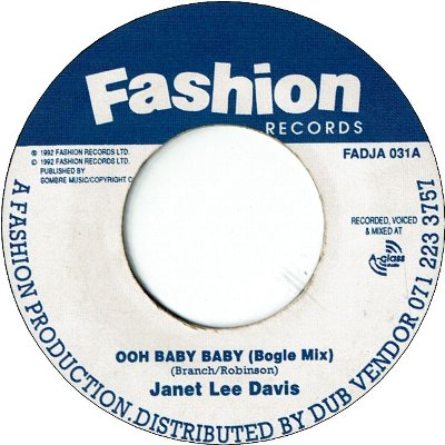OOH BABY BABY Bogle Mix (VG+) / Slow Jam Mix (VG+)