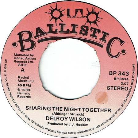 SHARING THE NIGHT TOGETHER (VG+) / TENSION (VG+)