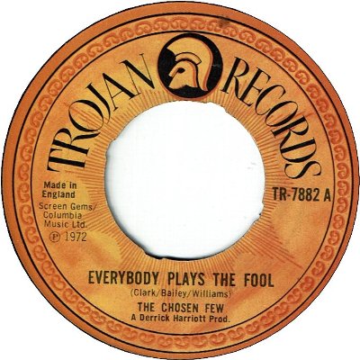 EVERYBODY PLAYS THE FOOL SOMETIME (VG) / YOU'RE BIG GIRL NOW (VG)