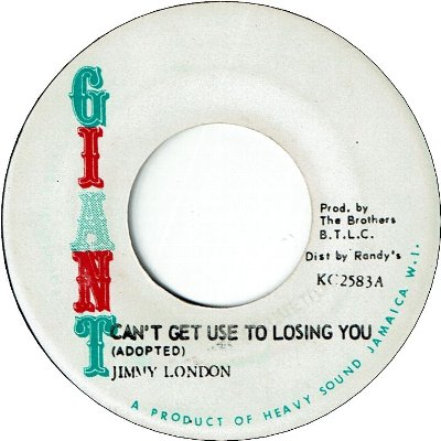 CAN'T GET USED TO LOSING YOU (VG+) / VERSION (VG)
