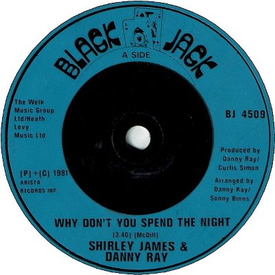 WHY DON'T YOU SPEND THE NIGHT (VG+) / LET ME LOVE YOU TONIGHT (VG+)