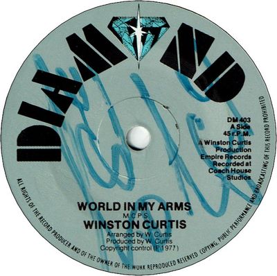 WORLD IN MY ARMS (VG+/WOL) / VERSION (VG+/WOL)