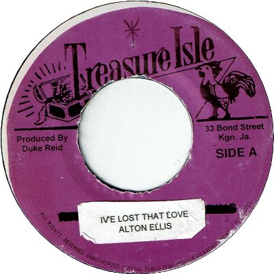 I'VE LOST THAT LOVE(=You've Made Me So Very Happy)(VG+) / DIANA (VG+)