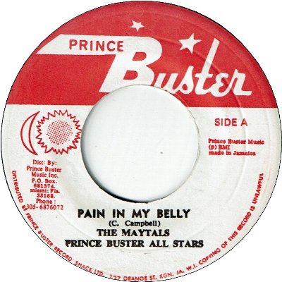 PAIN IN MY BELLY (VG) / TREATING ME BAD (VG)