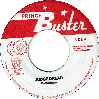 JUDGE DREAD (VG+) / THE APPEAL (VG+)