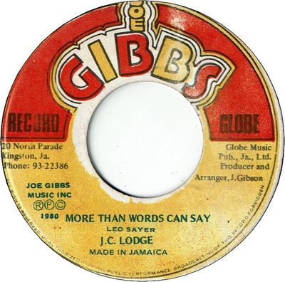 MORE THAN WORDS CAN SAY (VG+)