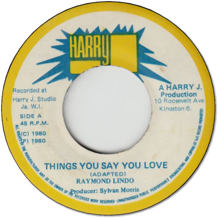 THINGS YOU SAY YOU LOVE (VG+)