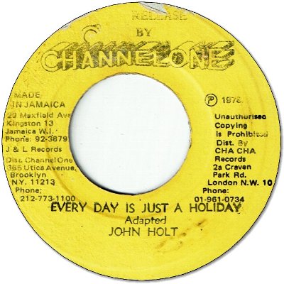 EVERY DAY IS JUST A HOLIDAY (VG+) / VERSION (VG)