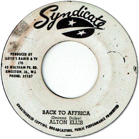 BACK TO AFRICA (VG) / BORN TO LOSE (VG)