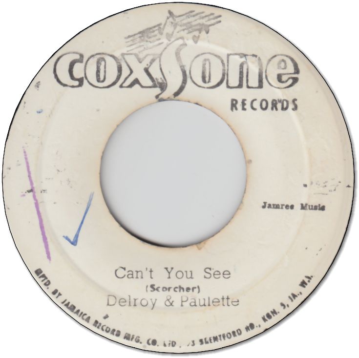 CAN’T YOU SEE (VG+) / YOU BEND MY LOVE  (VG-)