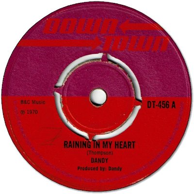 RAINING IN MY HEART (VG- to VG) / FIRST NOTE (VG-)