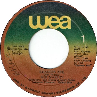 CHANCES ARE (VG) / GONNA GET YOU (VG+)
