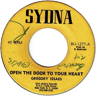 OPEN THE DOOR TO YOUR HEART (VG+/WOL) / VERSION (VG+/WOL)