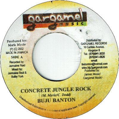 CONCRETE JUNGLE ROCK (VG+)