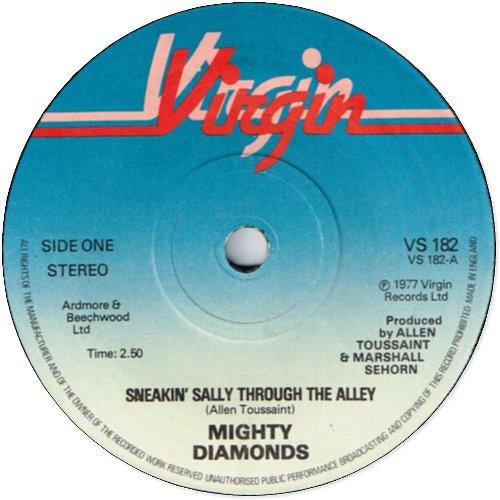 SNEAKIN’ SALLY  THROUGH THE ALLEY (EX) / SHE PUT THE HURT ON ME (EX)
