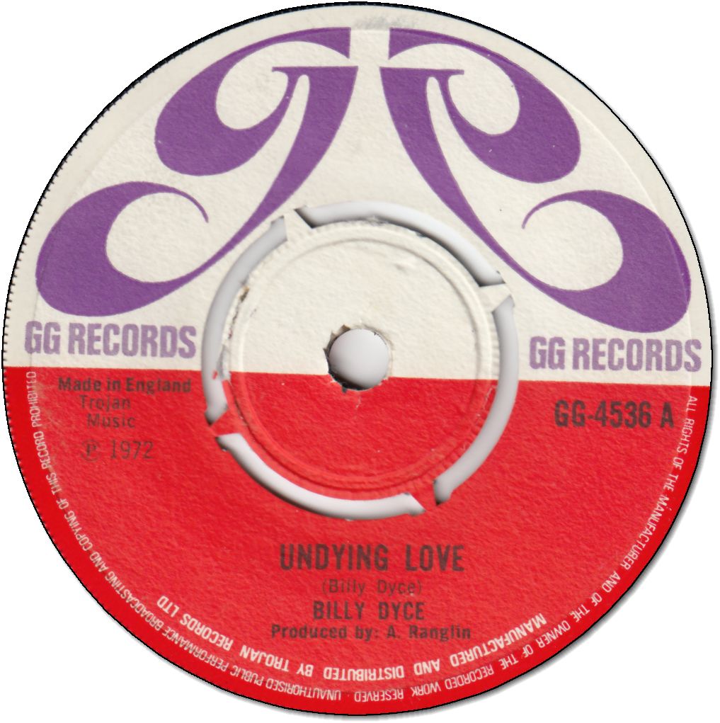 UNDYING LOVE(Miss Titled UNITY IS LOVE) (VG+) / HARDER THEY COME