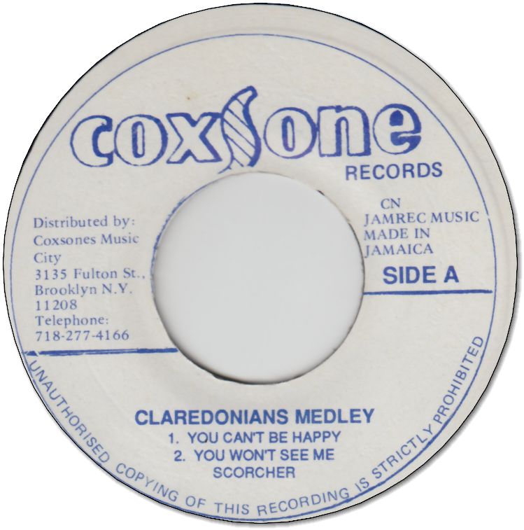CLARENDONIANS MEDLEY (VG+) / Pt.2 (VG+)